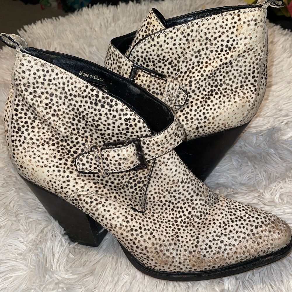 Dolce Vita booties with buckle. Real for.